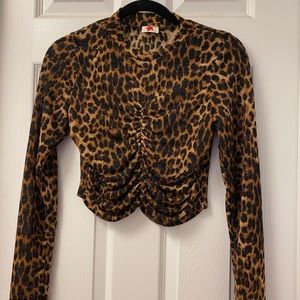 Long Sleeve Cheetah Print